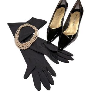 Formal Gloves by Finale For Your Little Black Dress Event ~ Soft & Sleek Size A